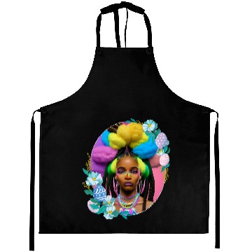 Discover Black Girl Easter Magic Brown Skin Girls Spring Easter Eggs Aprons