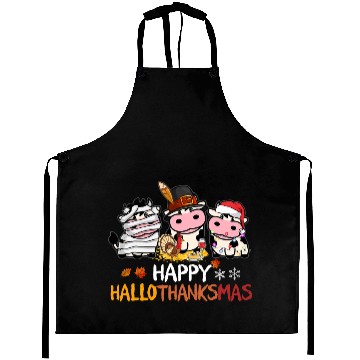 Discover Cattle Cow happy hallothanksmas 99 Aprons