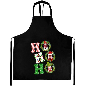 Discover Chicken Poultry Christmas Santa Chicken Ho Ho Ho Holiday 86 Aprons