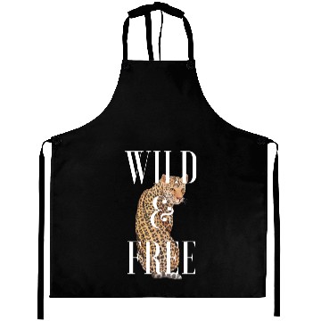 Discover Cheetah Gift Wild and frees Cheetah Lover Attitude Southern Sacred Safari Aprons