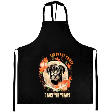Discover Cane Corso Dog Owner Halloween Pumpkin Humor Funny586 Aprons