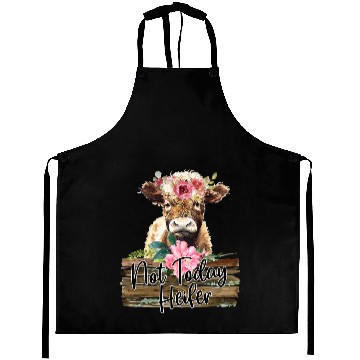 Discover Cattle Cow Not today Heifer Baby Aprons