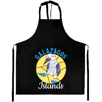 Discover Galapagos Islands Seabird Blue Footed Booby Bird Aprons