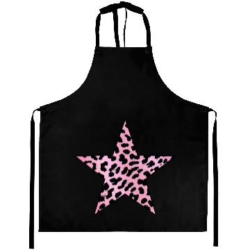 Discover Leopard Pattern Light Pink Burlesque Animal Print Cheetah Aprons