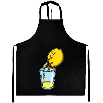 Discover Funny Humor Citrus Lemon Lemonade Making Aprons