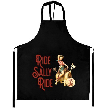 Discover Ride Sally Ride Country Music Rodeo Aprons