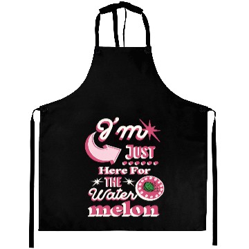 Discover Im Just Here For The Watermelon Funny Summer Aprons