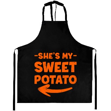 Discover Shes My Sweet Potato I Yam Couples Funny Thanksgiving Aprons