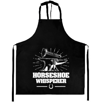 Discover Funny Horse Horseshoe Whisperer Blacksmith Forge 3 Aprons