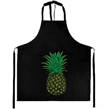 Discover pineapples Funny Fruit 314 Pi Day Aprons