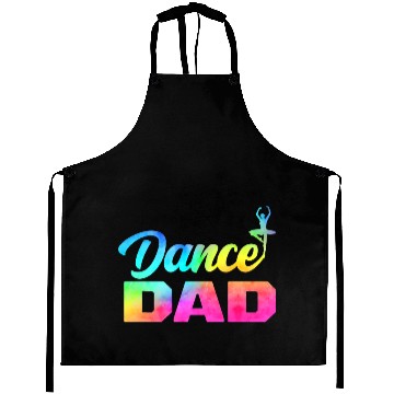 Discover Multicolor Retro Dance Dad Aprons