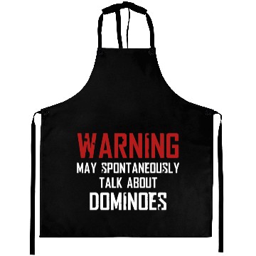 Discover Warning May Spontaneously Talk About Dominoes Baseball Jerseys Aprons