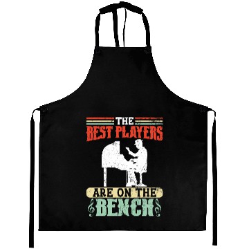 Discover Piano Music Funny Piano Player Art Men Women Musician Orchestra Teacher 2 Aprons