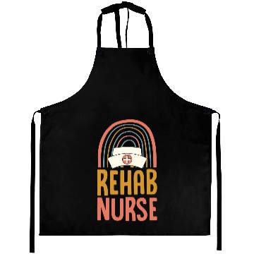 Discover Nursing Rehab nurses Boho Bohemian Rainbow Nursing School Aprons