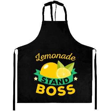 Discover Lemonade Stand Boss Lemon Lover Fruit Beverage Aprons
