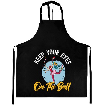 Discover Keep Your Eyes On The Ball Juggling Juggler Carnival Aprons