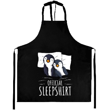 Discover Penguin Sleeping Penguin Lover Napping Official Sleep 65 Penguins Aprons