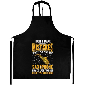 Discover Saxophone Lover Creative Decisions Saxophonist 3 Aprons