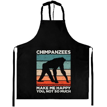 Discover vintages Chimpanzees Monkey Chimp Ape Wildlife Chimpanzee Aprons