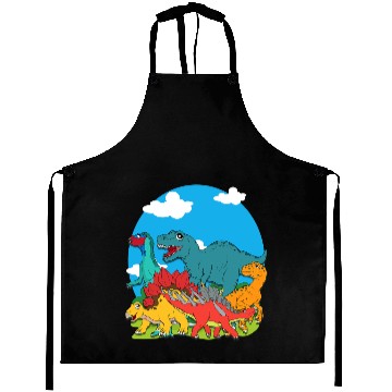 Discover Dinosaur Dino Paradise For Dinosaur Lovers Dinosaur Aprons