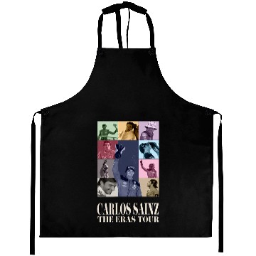 Discover Carlos Sainz Eras Tour 2023 V2 season white letters 3D Aprons