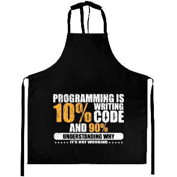Discover Programming Quote for Software Developer Aprons
