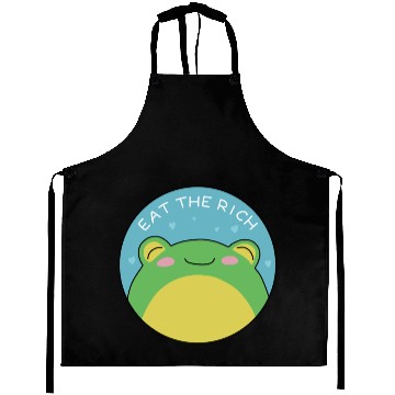 Discover Eat The Rich - Frog - Frog - Aprons