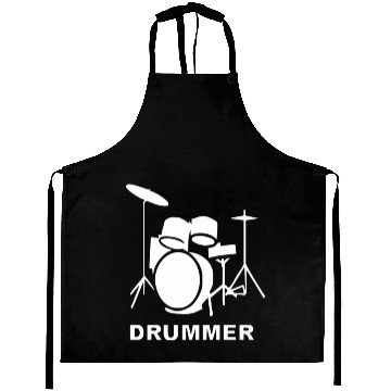 Discover DRUMMER DRUM KIT INDIE ROCK MUSIC Aprons
