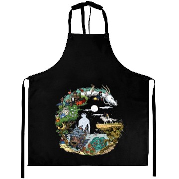 Discover Studio Ghibli Aprons, Miyazaki World Aprons