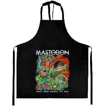 Discover Mastodon Men's Once More Round The Sun Aprons Black