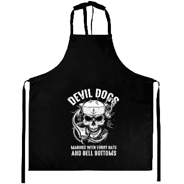 Discover Devil US Navy Corpsman DOC Badass Army Veteran Aprons