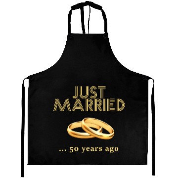 Discover 50th Wedding Anniversary Baseball Jerseys Just Married 50 Years Ago Baseball Jerseys Aprons