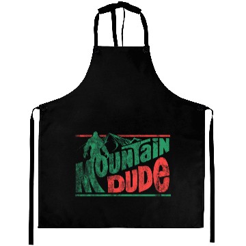 Discover Mountain Dude, distressed - Sasquatch - Aprons