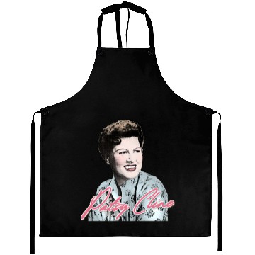 Discover Patsy Cline / Retro Styled Fanart Design - Patsy Cline - Aprons