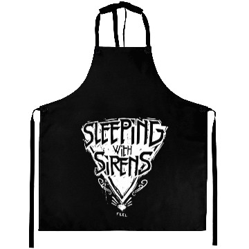 Discover Sleeping With Sirens White Diamond Logo skeleton T Aprons