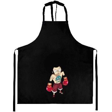 Discover Boxing Luffy Grunge Style Aprons