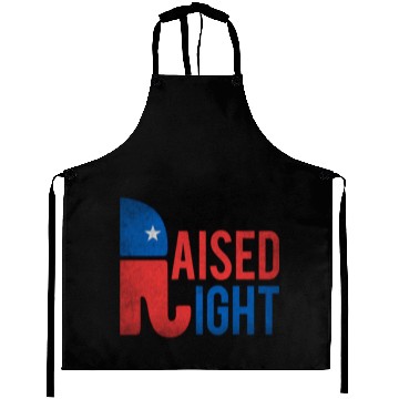 Discover Raised Right Vintage Republican Aprons