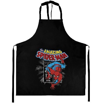 Discover Vintage Spider Man Comic Aprons