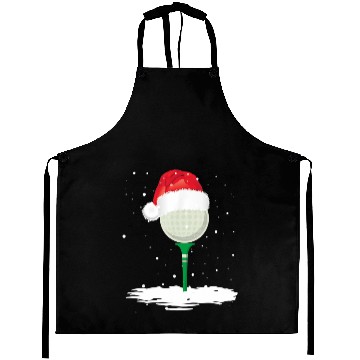 Discover Christmas Golf Aprons