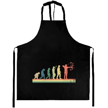 Discover Archery Archer Evolution Retro Gift Aprons