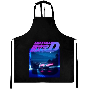 Discover Initial D Neon AE86 Classic Aprons