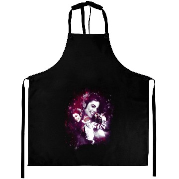 Discover Michael Jackson King Of Pop Neon Aprons