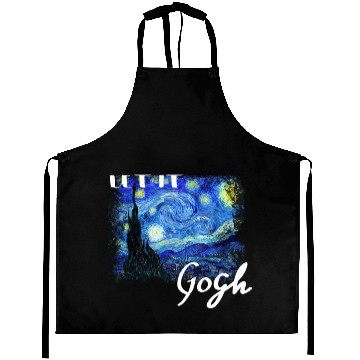 Discover Let It Gogh Starry Night Aprons