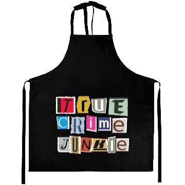 Discover Adventure True Crime Junkie Aprons