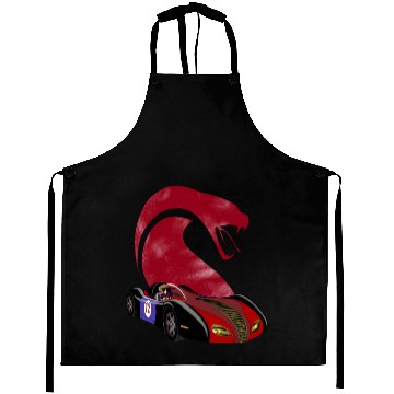Discover Snake Oiler - Red Distressed - Speed Racer - Aprons