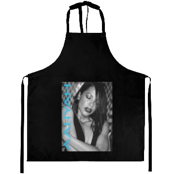 Discover Aaliyah Blue Glowing Logo Pullover Aprons