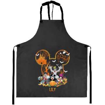 Discover Disney Halloween Mickey and Friends Lily Aprons