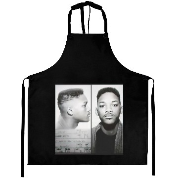 Discover Will Smith Mugshot Short Sleeve Aprons, Celebrity Aprons, Funny Aprons
