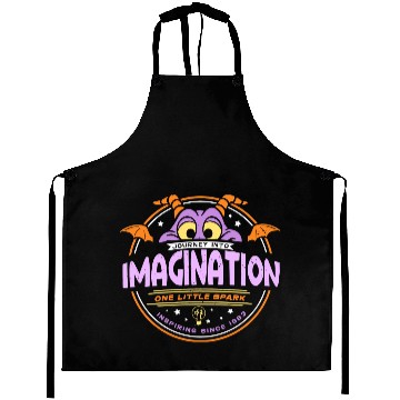 Discover Figment Journey Into Imagination One Little Spark Epcot Dragon Disney Baseball Jerseys Aprons