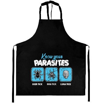 Discover Know Your Parasites - Funny Pullover Aprons